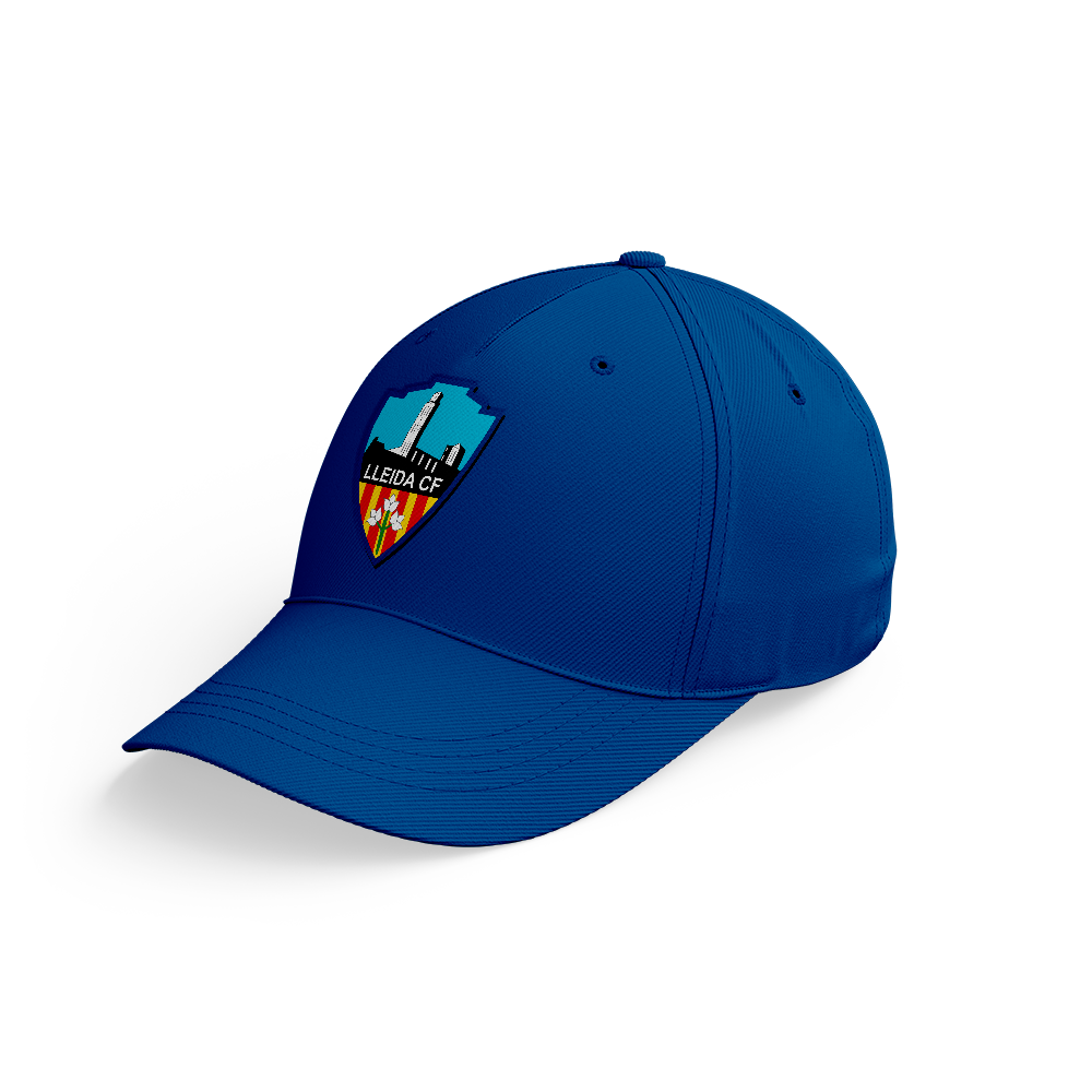 GORRA AMB ESCUT EN COLOR ROYAL